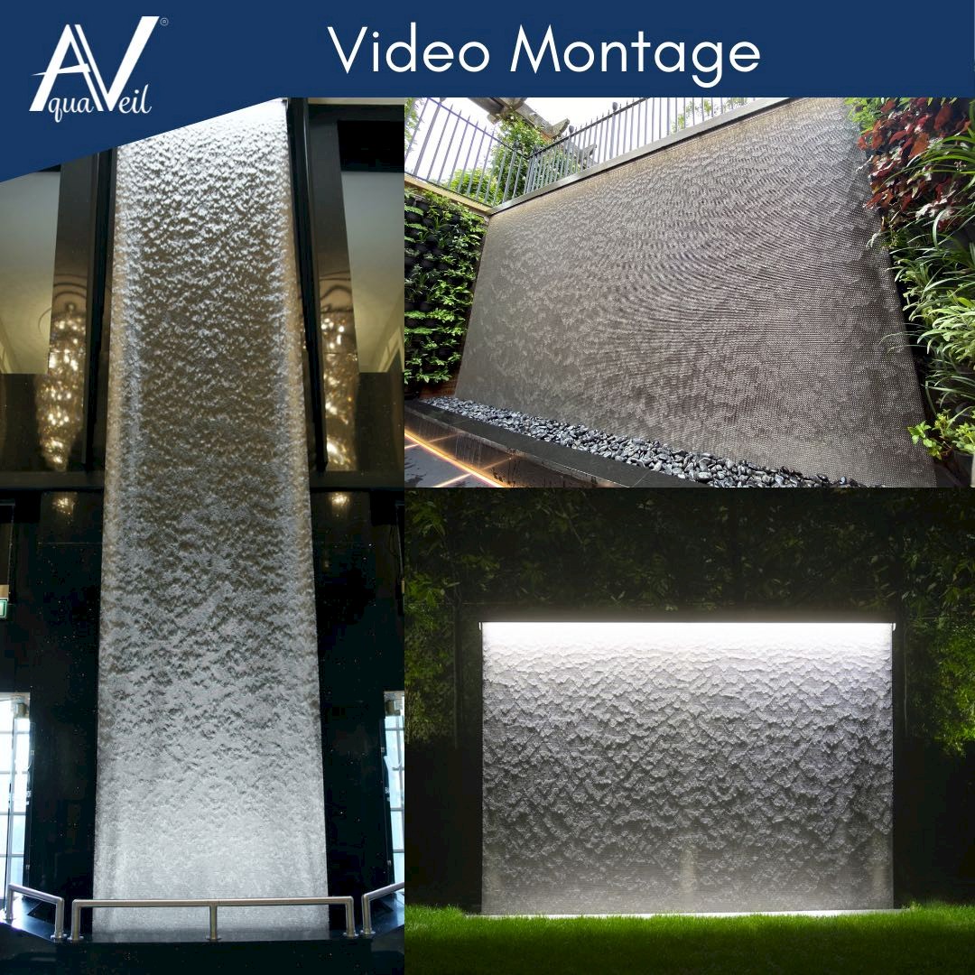 AquaVeil Waterval Montage pictures