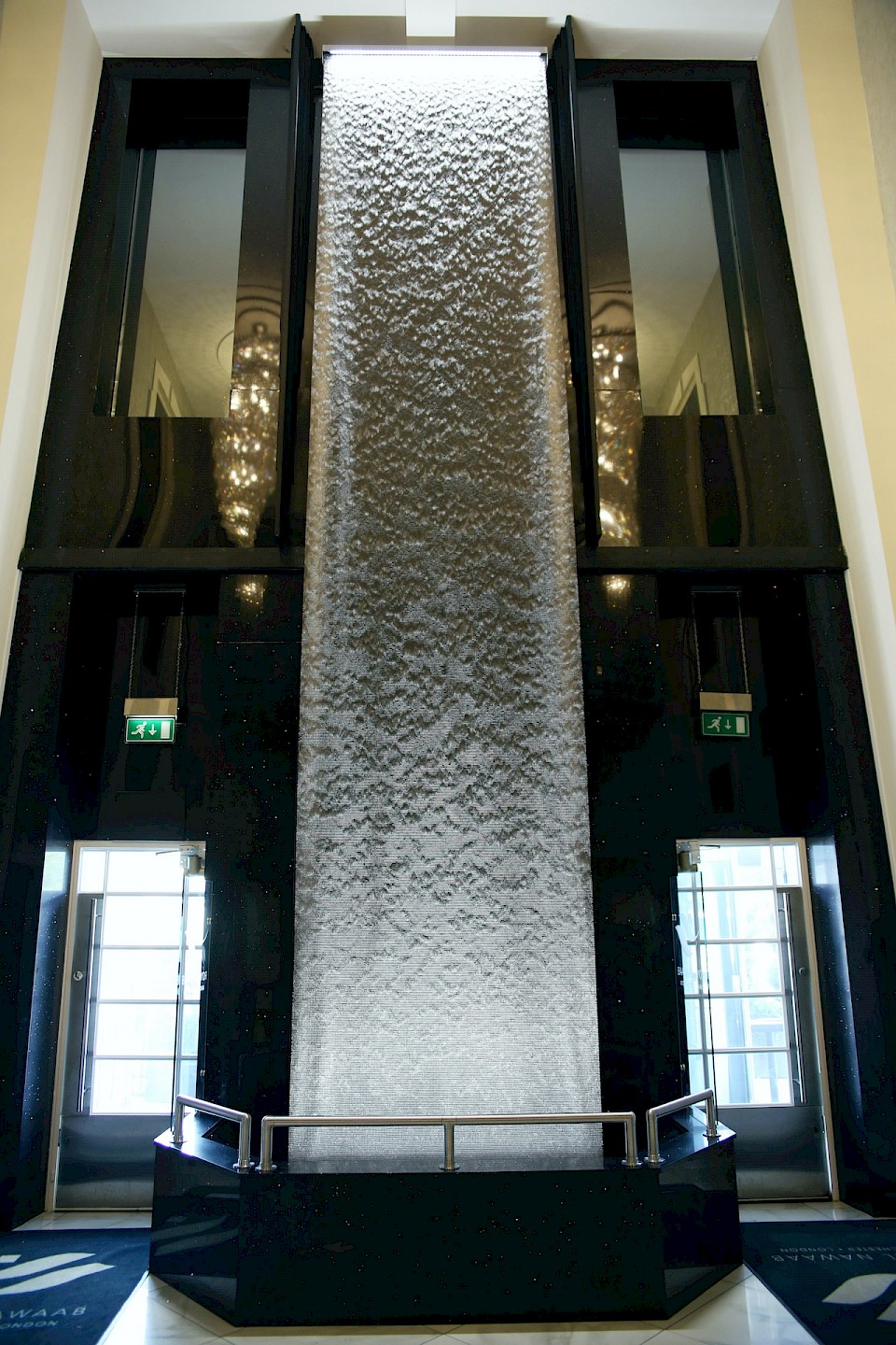 Tall Indoor AquaVeil® Water Wall image