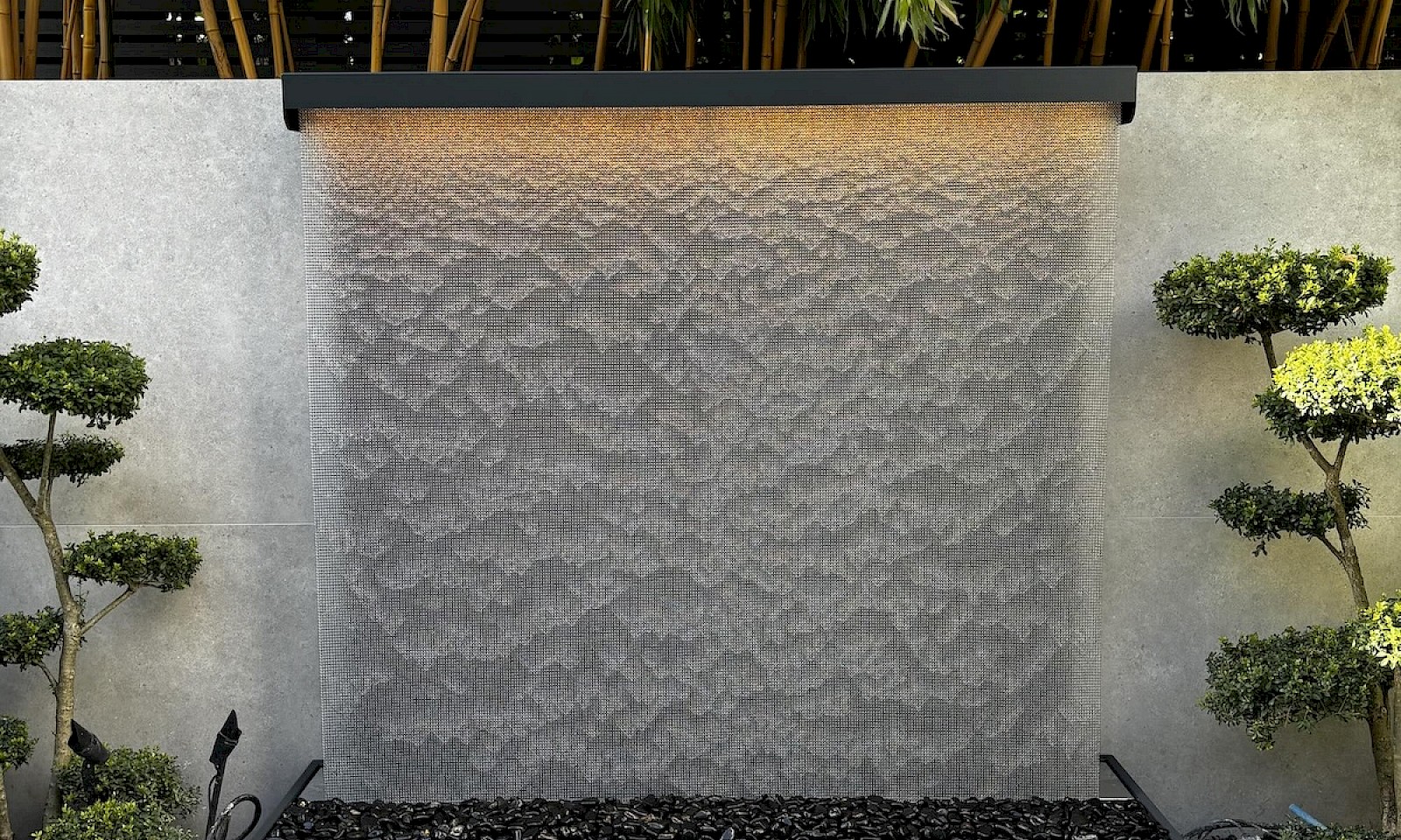 Japanese Inspired Garden Water Wall image