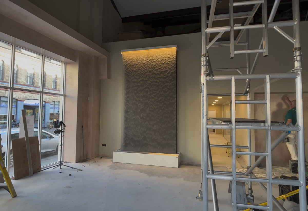 Dental Clinics Embrace The AquaVeil water Wall image